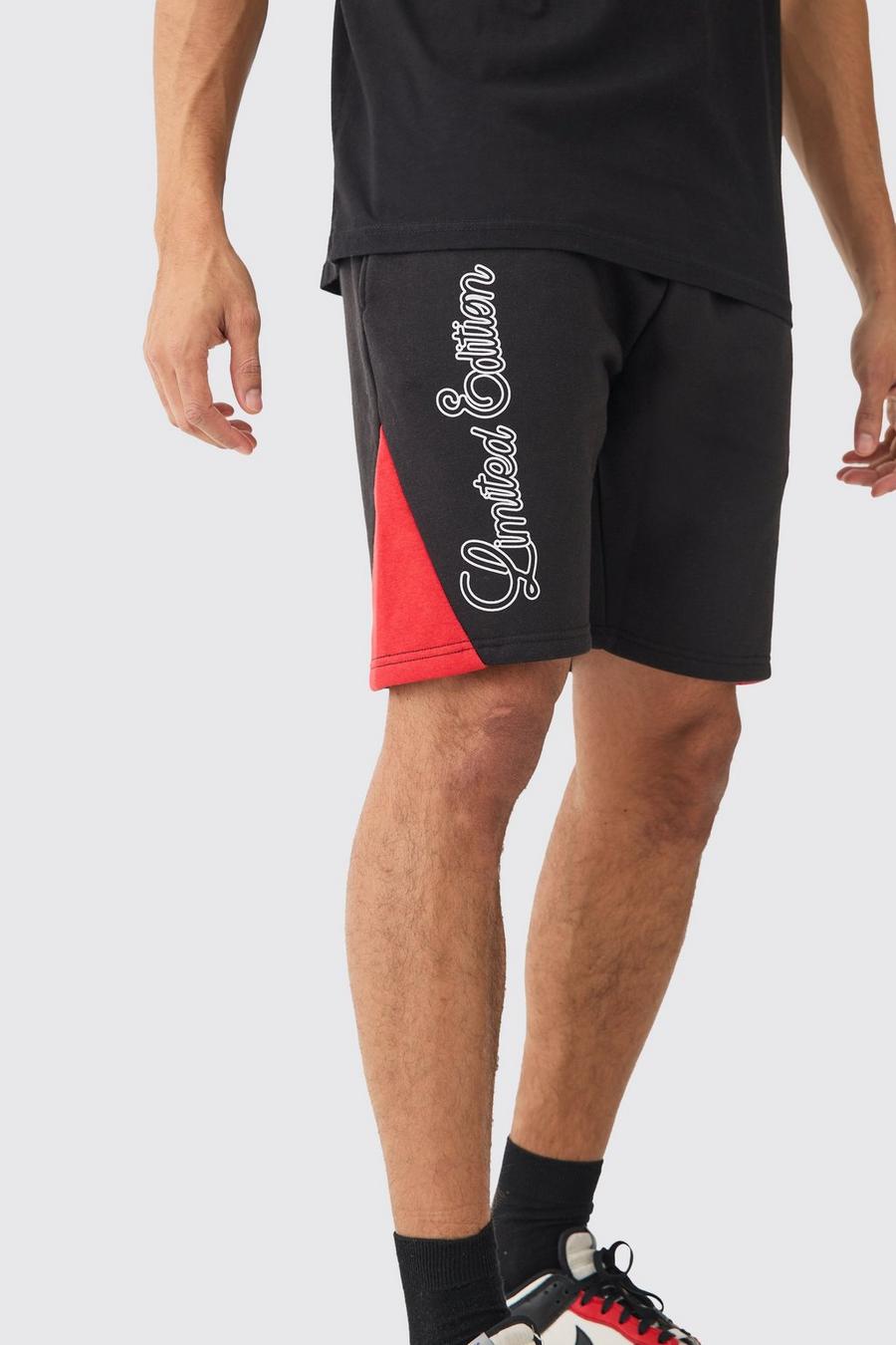 Black Limited Edition Shorts med ledig passform image number 1