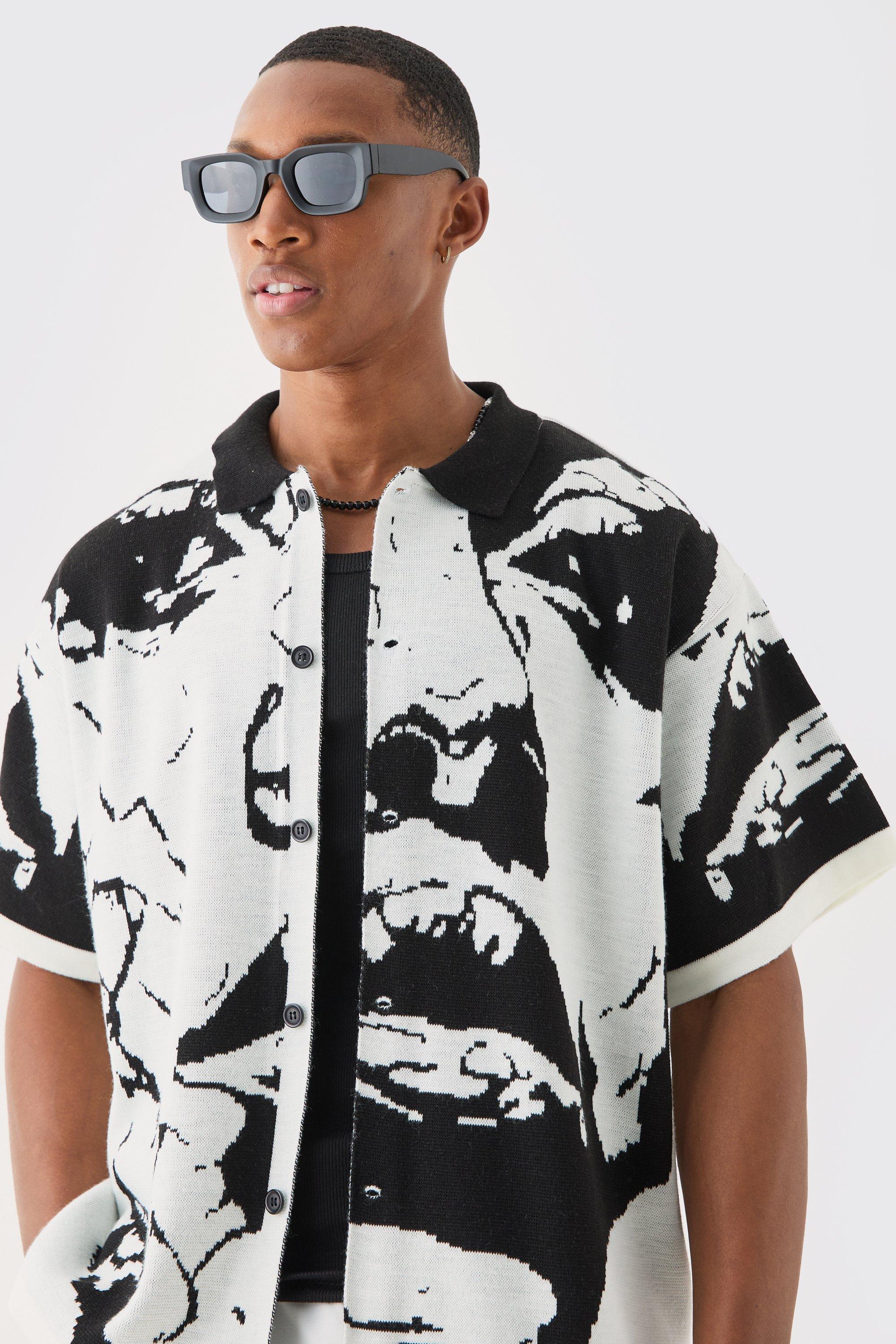 Chemise oversize en maille