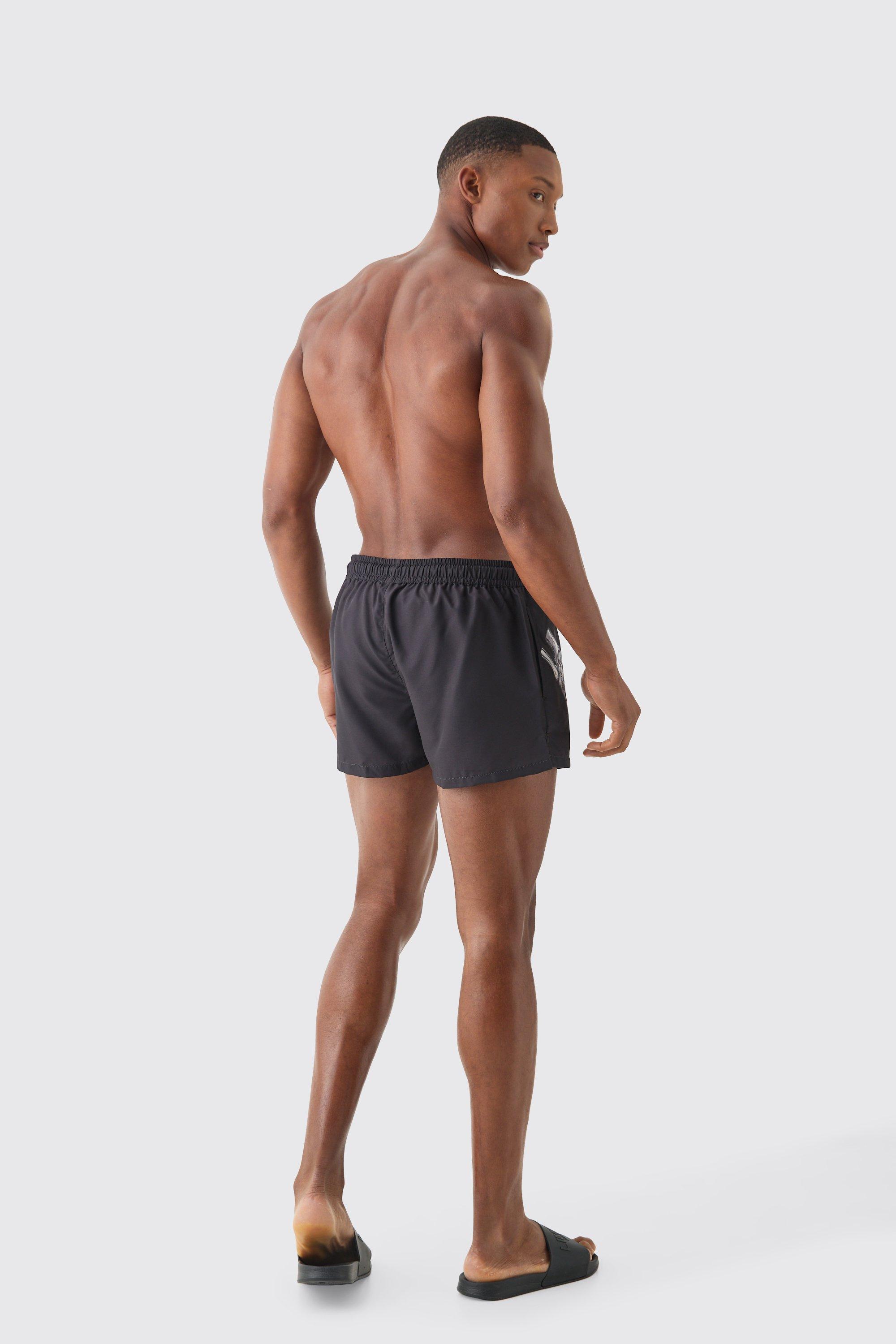 Super Short Length Hands Skeleton Swim Short
