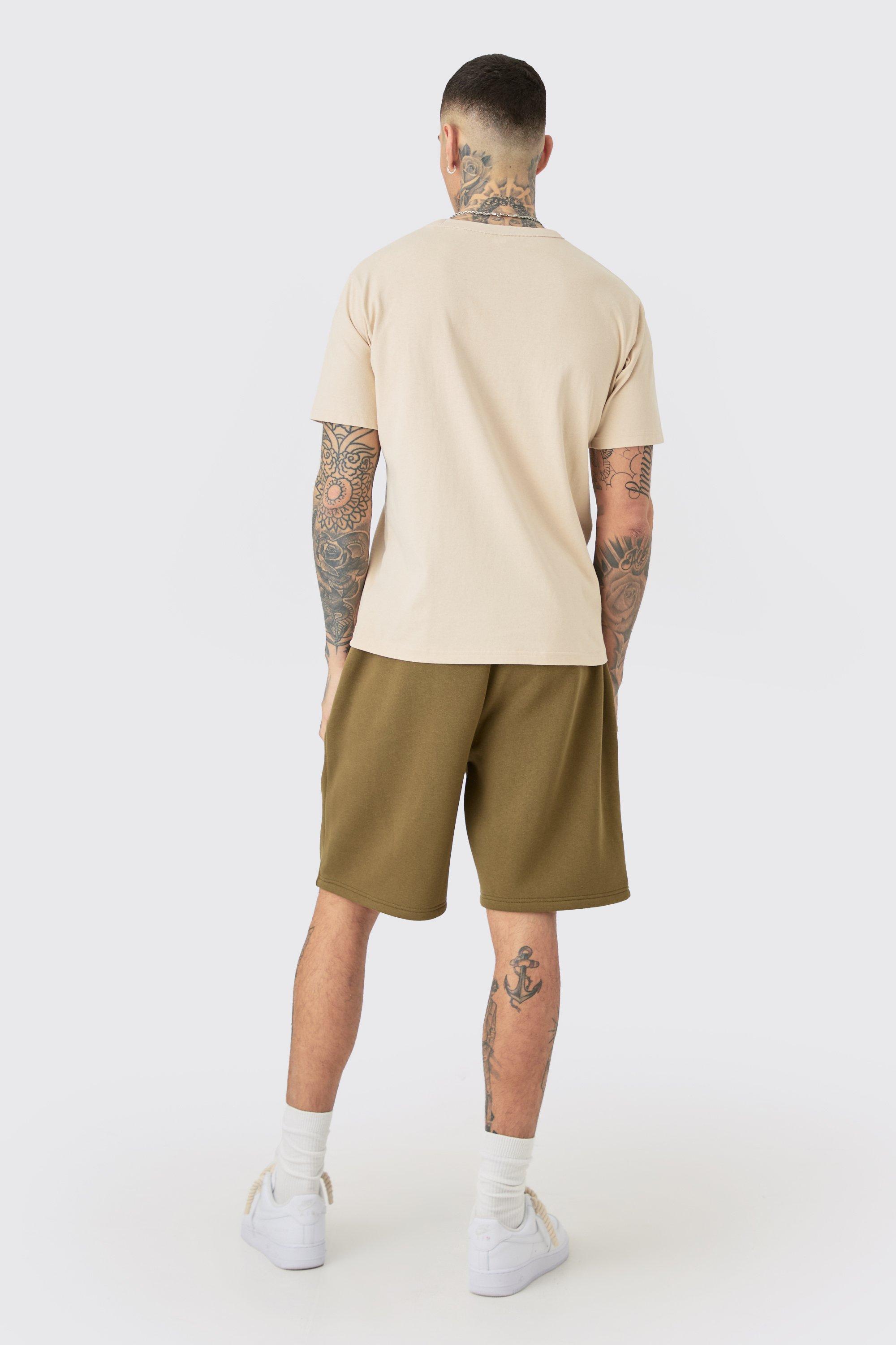 Tall khaki shorts deals