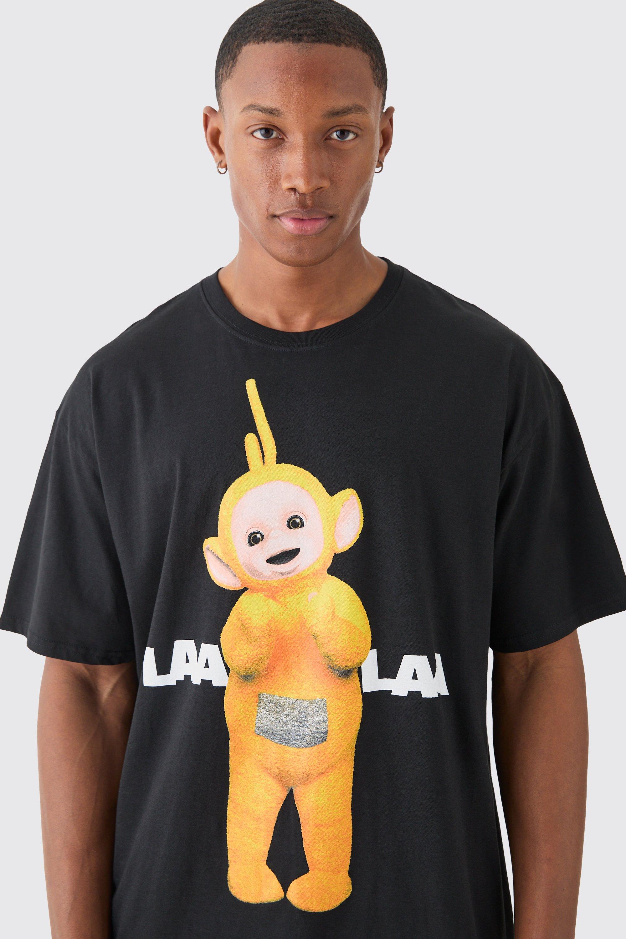 Tシャツ・カットソー LAUGHER Teletubbies Hug T-Shirt Black TE16 71rLBIMXRlL.jpg