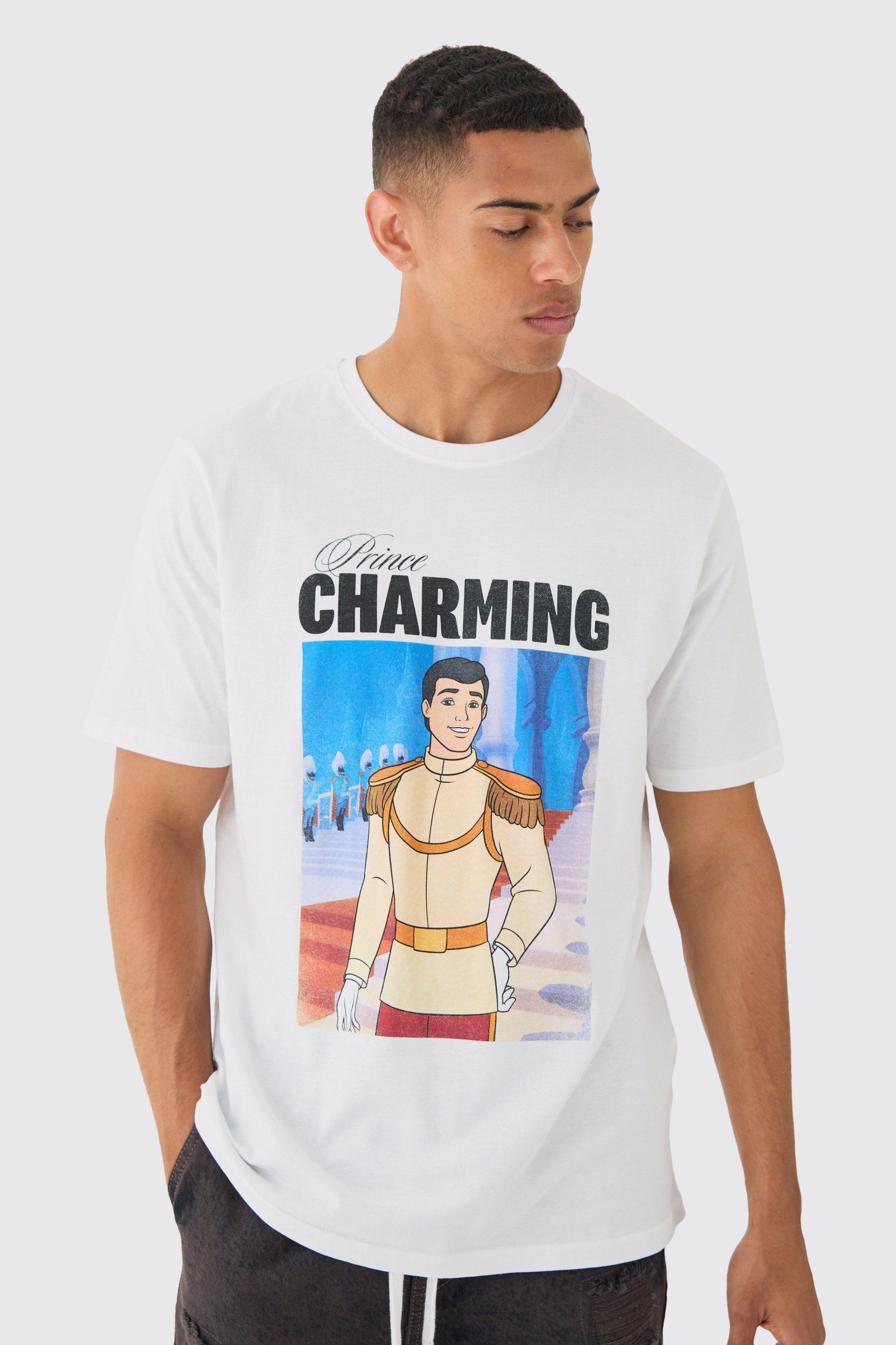 Oversized Disney Prince Charming License T shirt