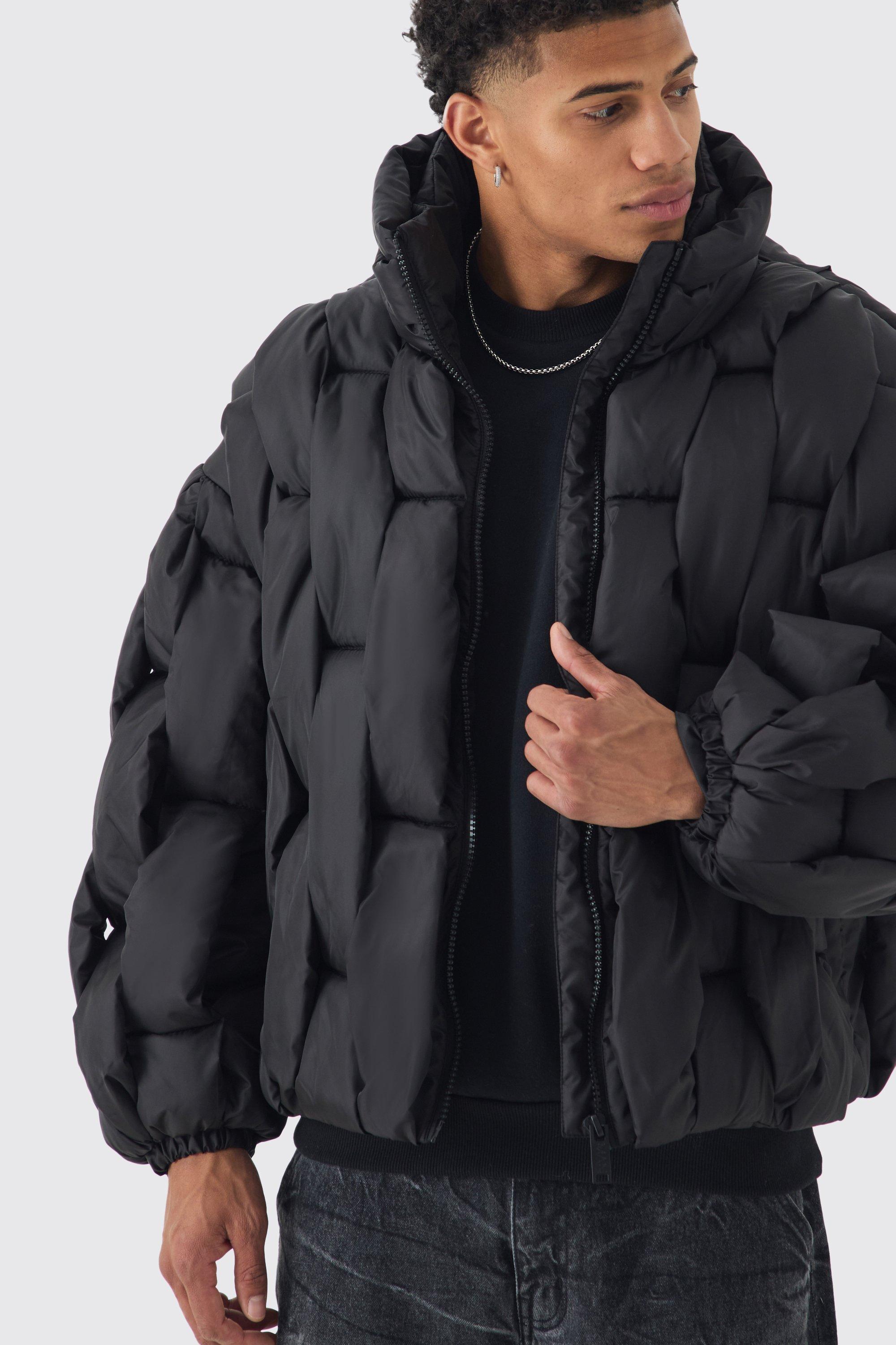 Padded xxl puffed black online