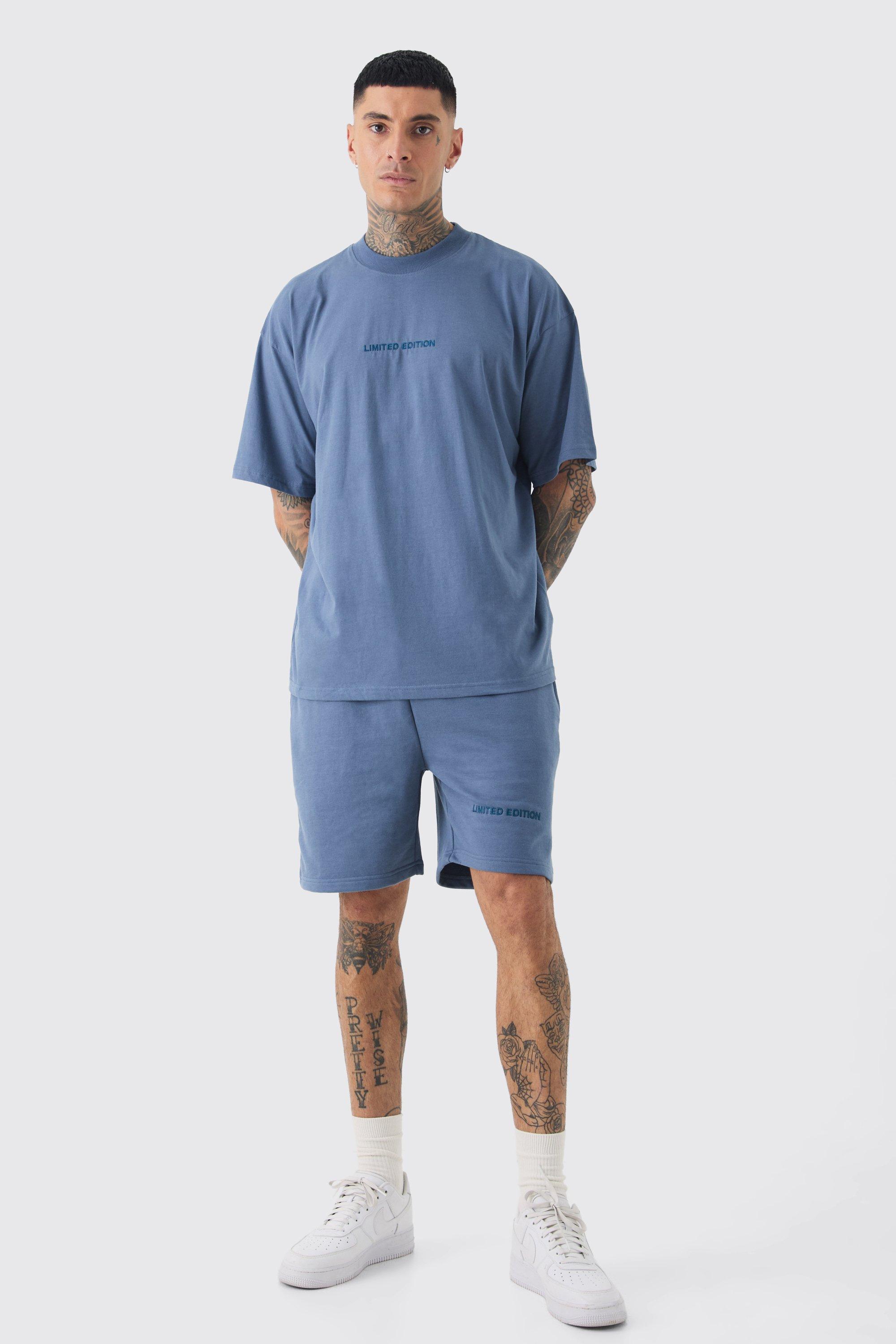 boohoo WASHED M STAR スター Tシャツ & ショート セットアップ Pink Oversized Boxy M Star T-Shirt | boohooMAN USA