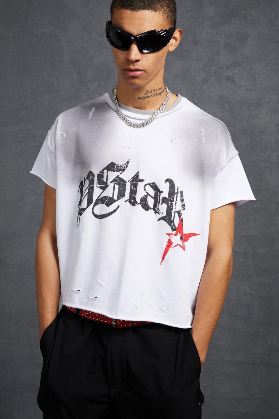 Oversized Star Print Tee Oversized Star Print Tee