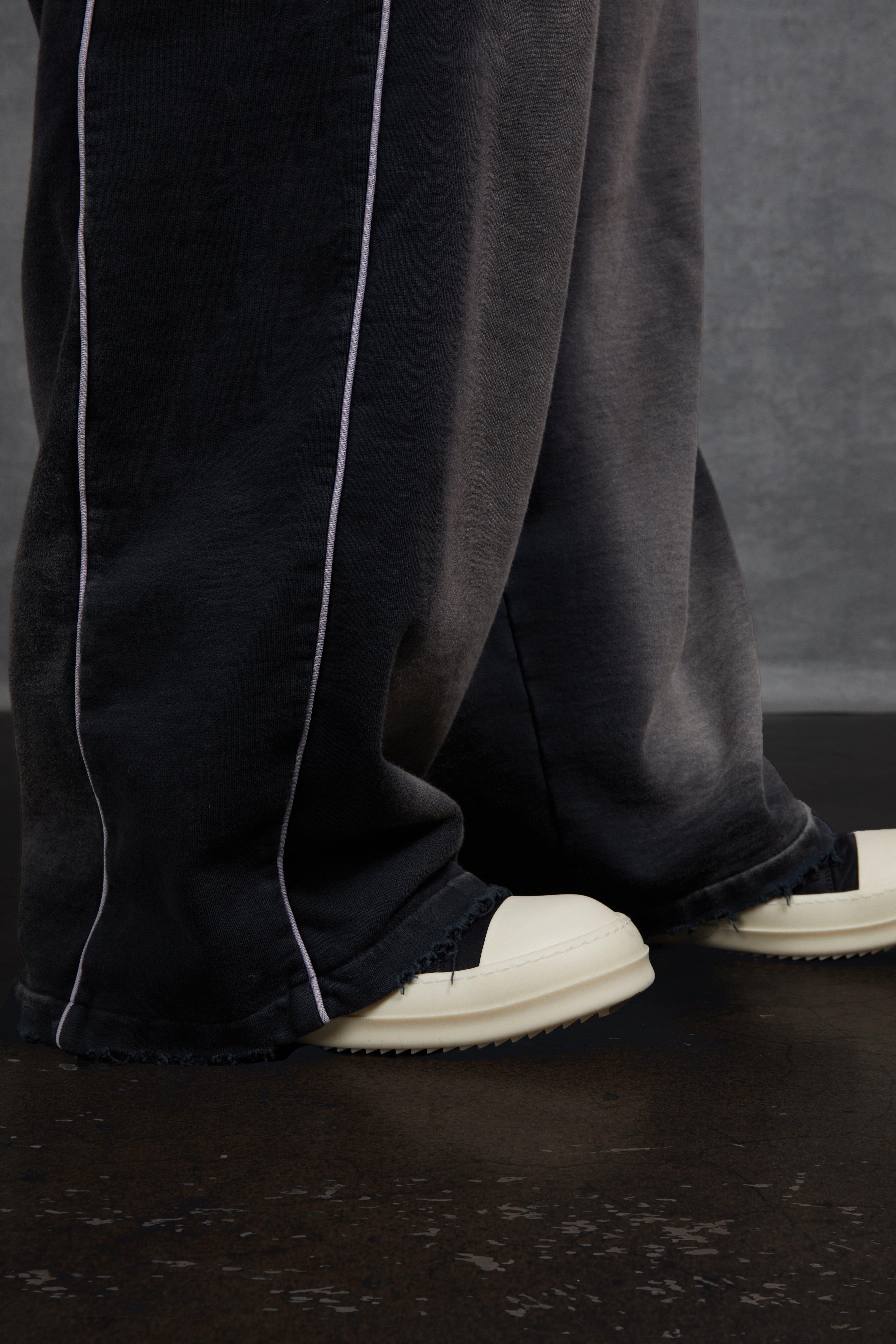 P-Star Wide Leg Sweatpants With Mock Boxer Waistband