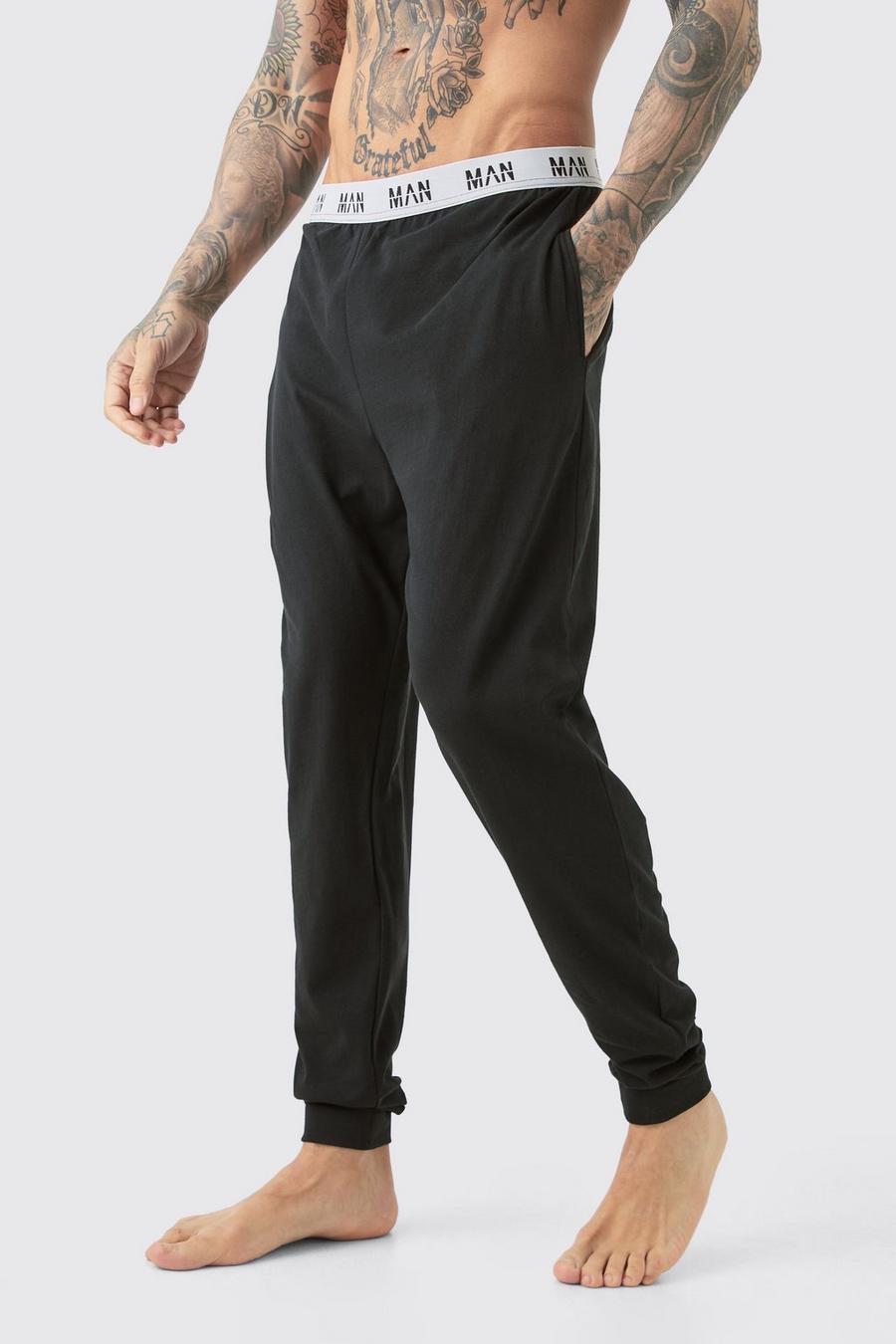 Tall Man Loungewear Joggers In Black image number 1