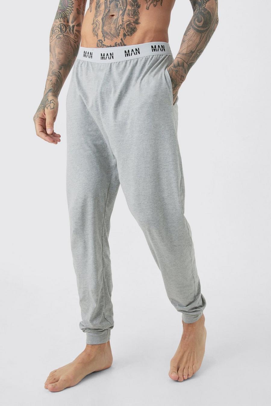 Tall Man Loungewear Joggers In Grey Marl image number 1