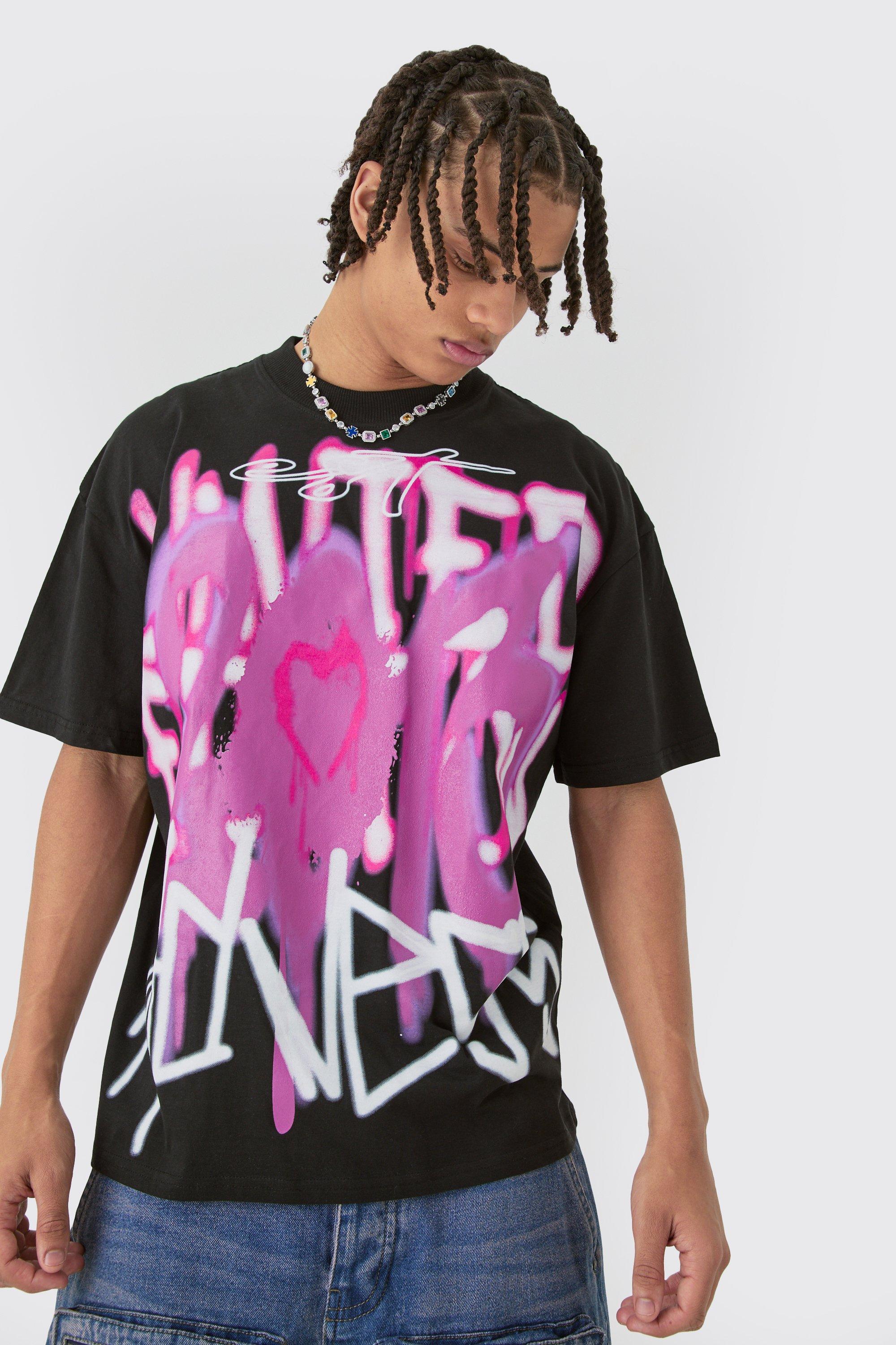 【massnoun】23SS★ ROUND GRAFFITI SWEAT SHIRTS massnoun】23SS☆ ROUND GRAFFITI SWEAT SHIRTS