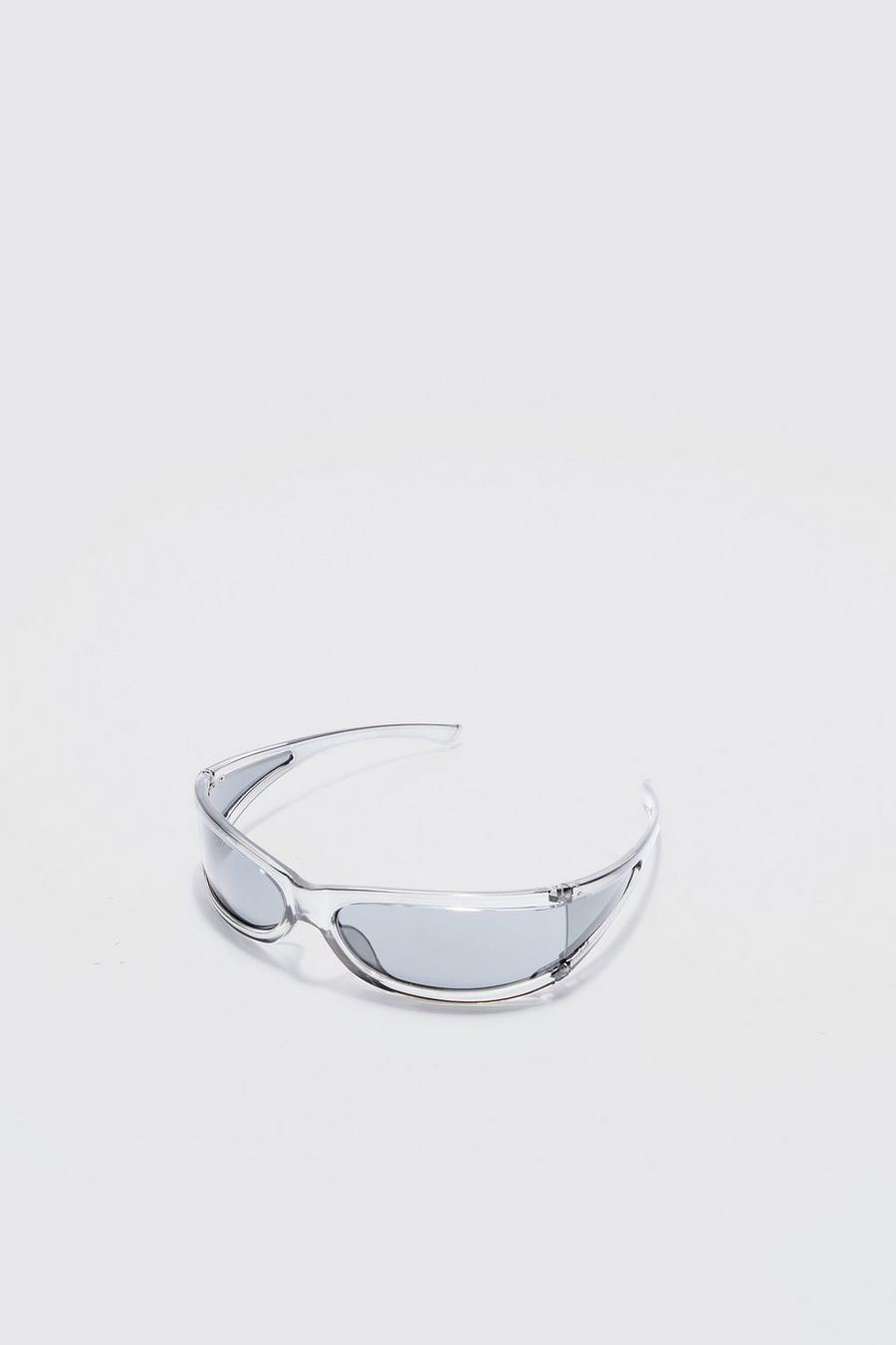 Graue Visier-Sonnenbrille, Grey