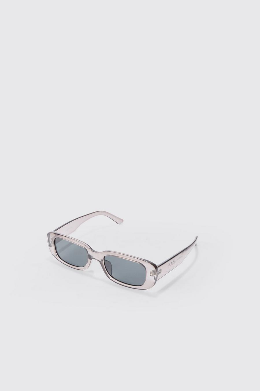 Chunky Smoke Lens Sunglasses In Grey image number 1
