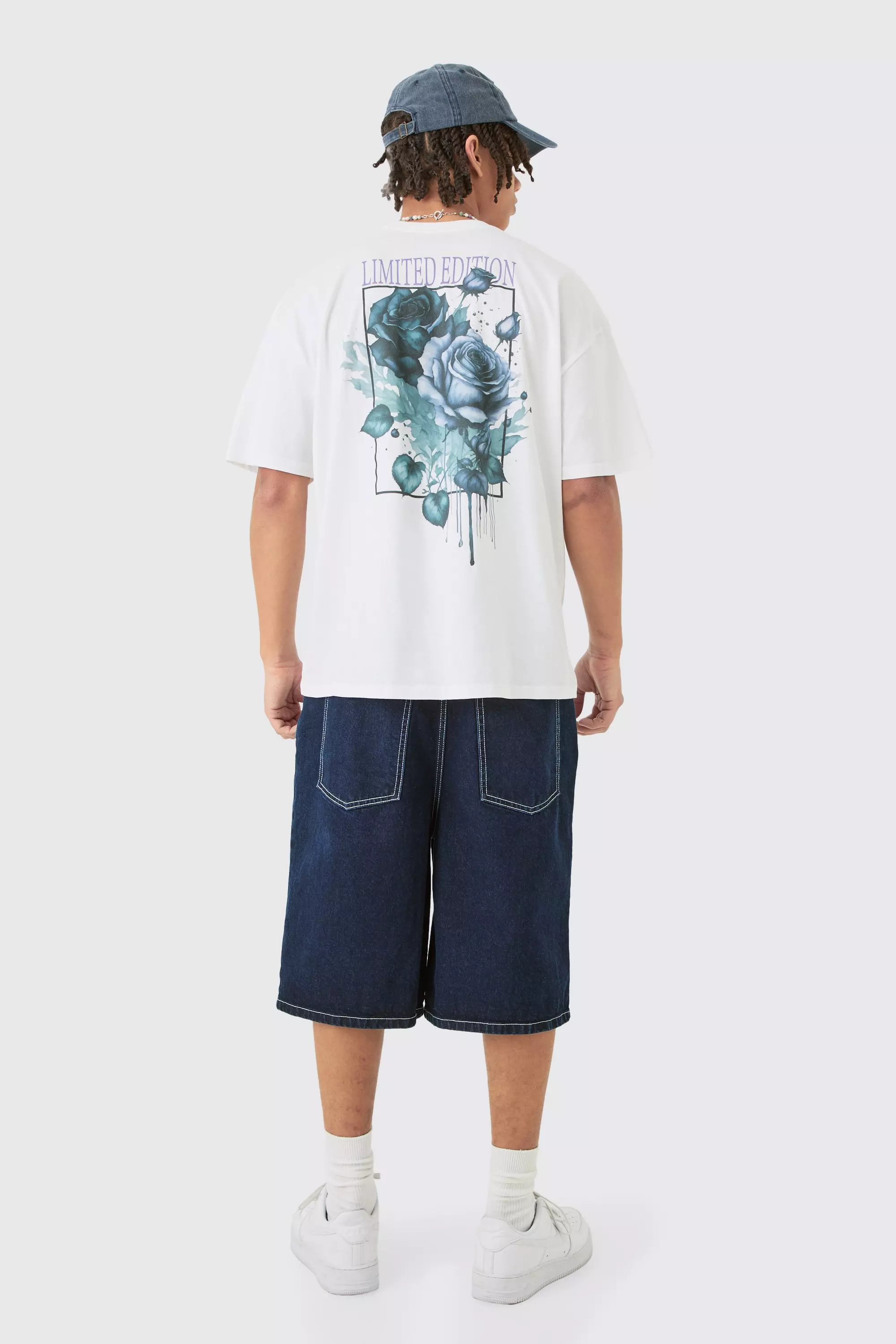 【boohoo】フローラル プリント Tシャツ Short Sleeve Boxy Floral Spliced Shirt | boohoo USA