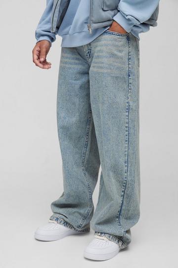 Blue Baggy Rigid Jeans