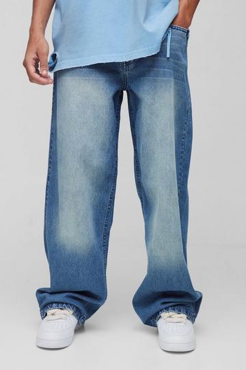 Baggy Rigid Jeans antique blue