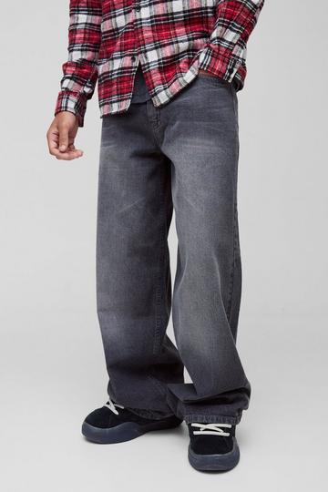 Baggy Rigid Jeans grey