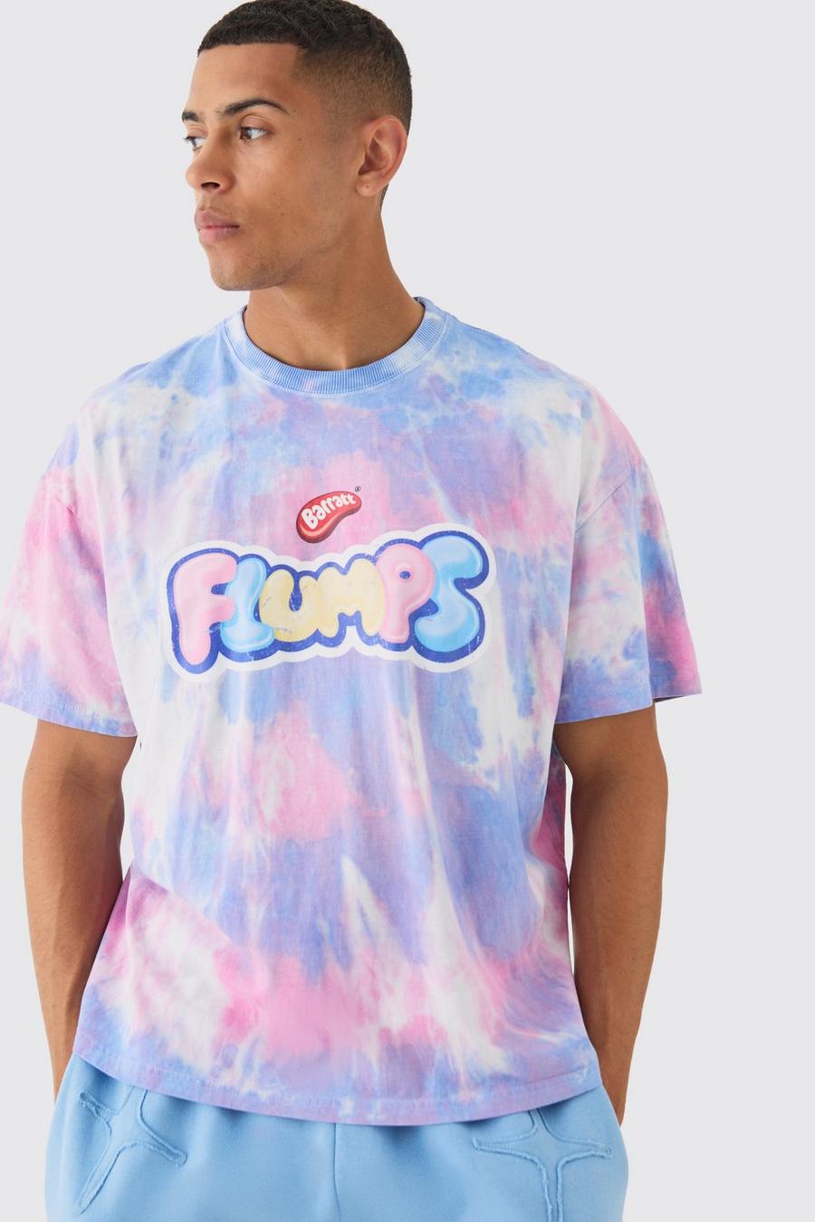 Multi Oversized Tie Dye Flumps License T-shirt