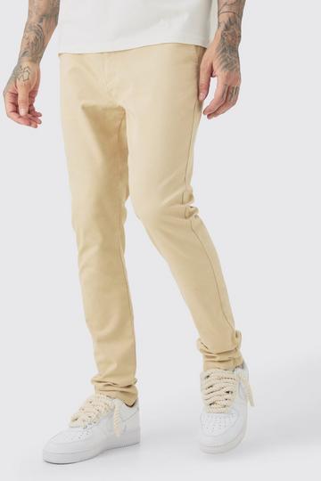 Tall Fixed Waist Skinny Chino Pants stone