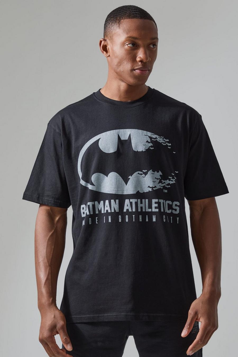 Black Active Batman Athletics License T-shirt  image number 1