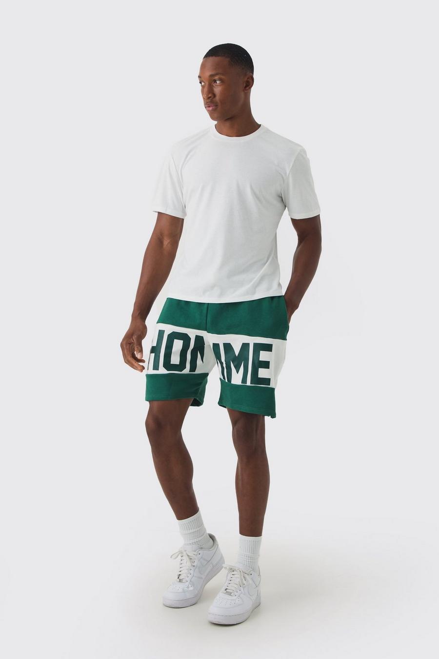 Green Core Fit Cropped T-shirt & Short Set