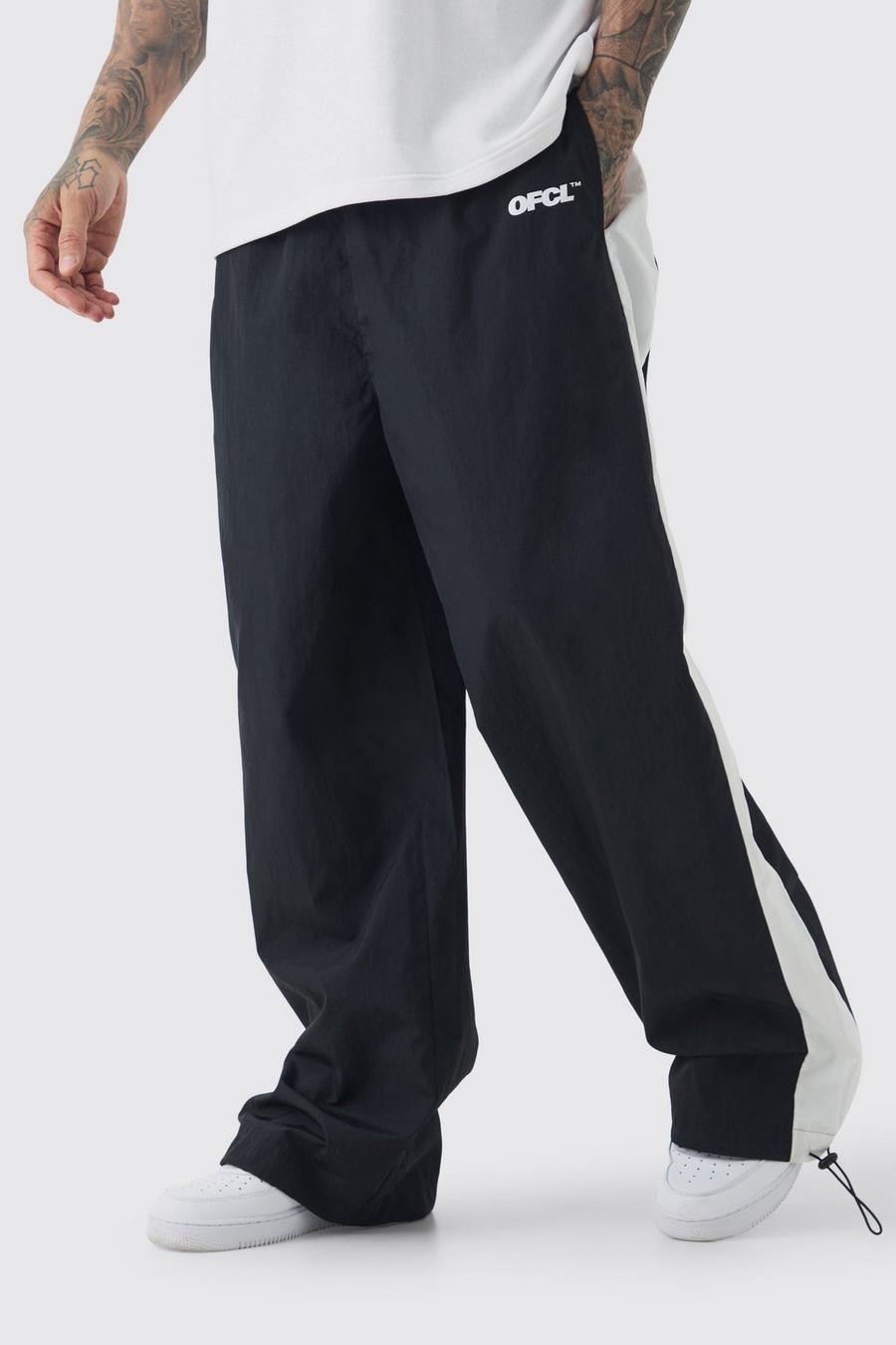 Tall Side Panel  Track Pants in Black  image number 1