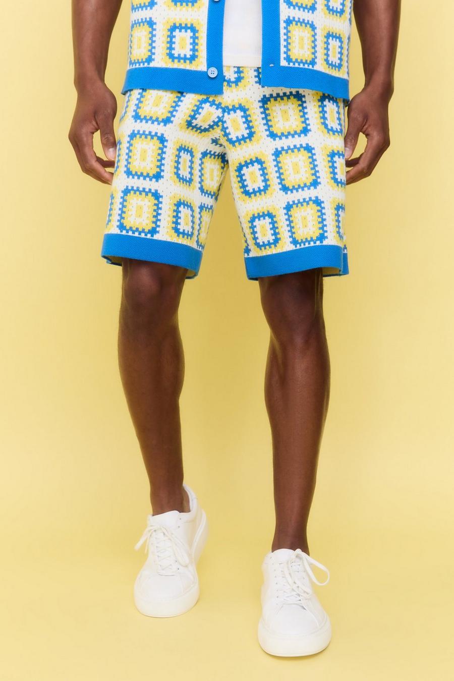 Blue Virkade shorts med ledig passform image number 1