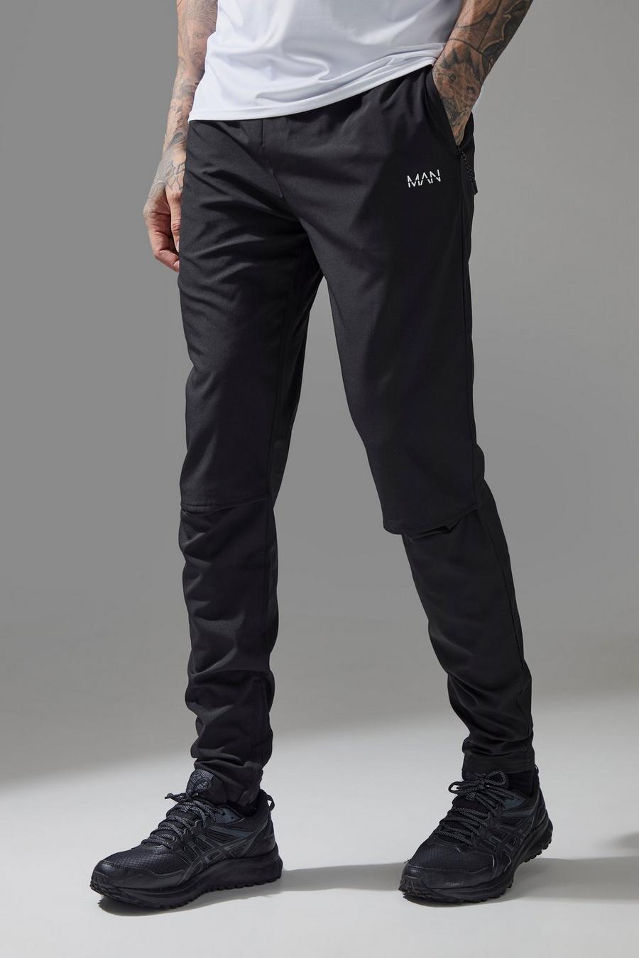 Black Tall Man Active Tapered Fit Jogger image number 1