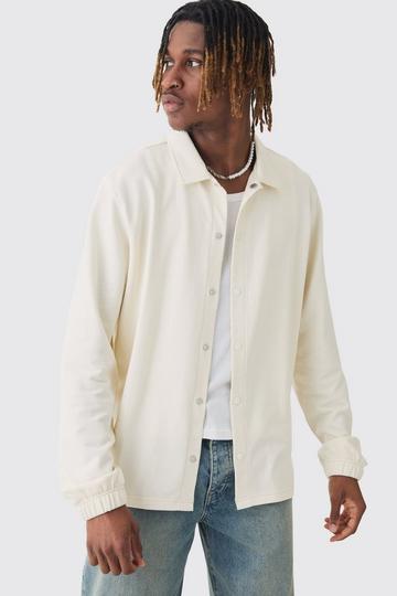 Tall Jersey Knit Harrington Jacket stone