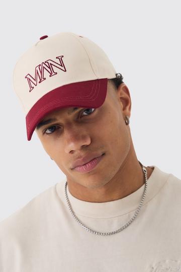 Man Roman Embroidered Cap In Ecru ecru