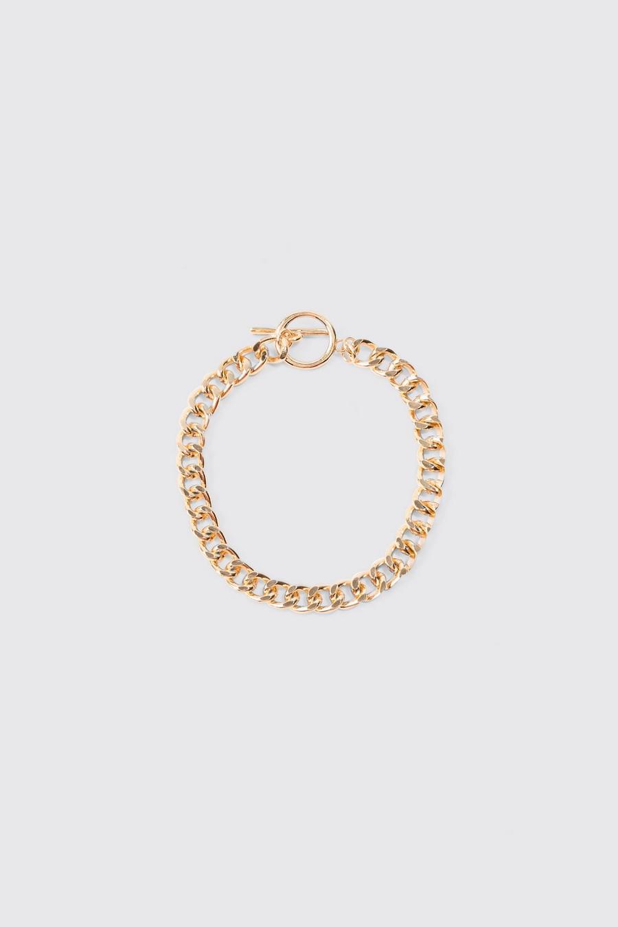 Cuban Chunky Chain Bracelet In Gold image number 1