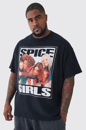 Plus Spice Girls License T-shirt In Black black