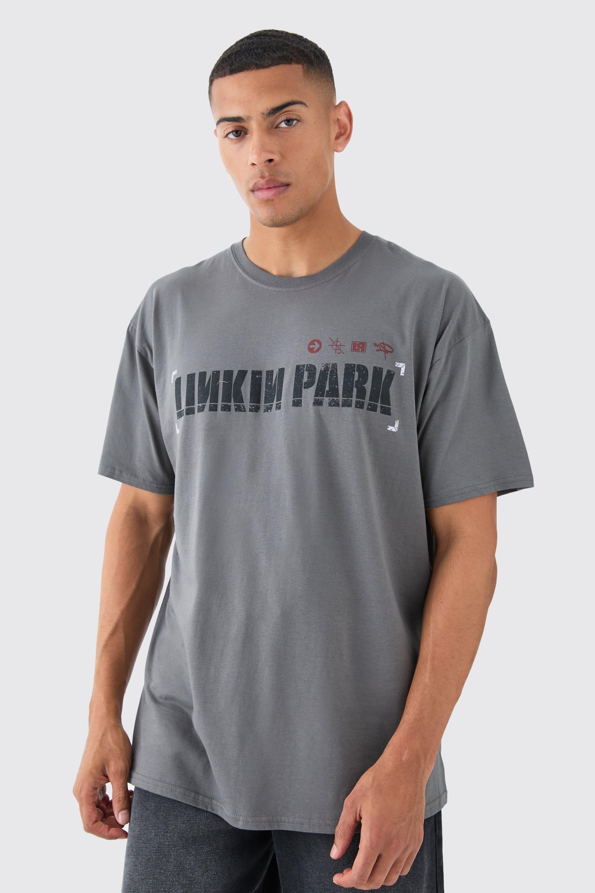 Oversized Linkin Park Wash License T shirt