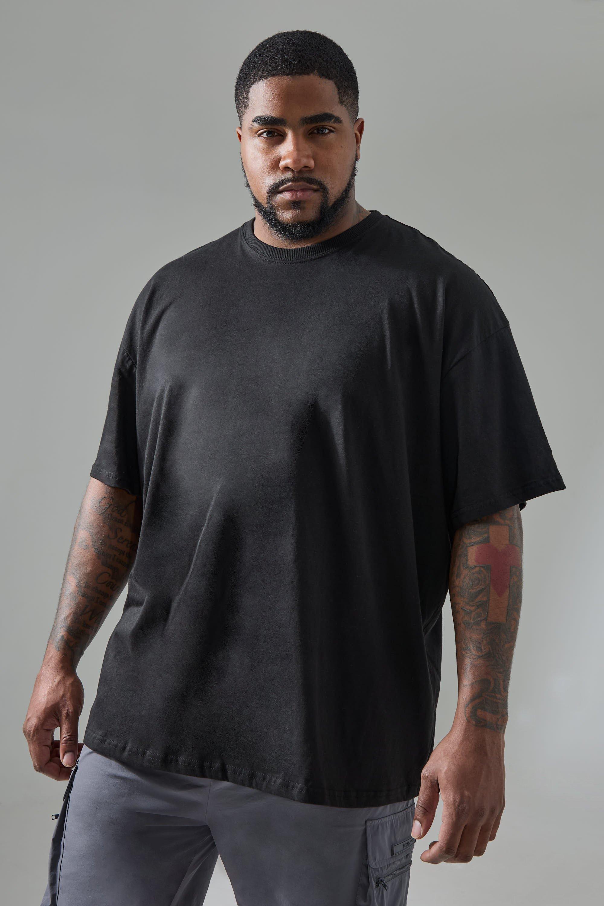 T shirt oversize homme noir on sale