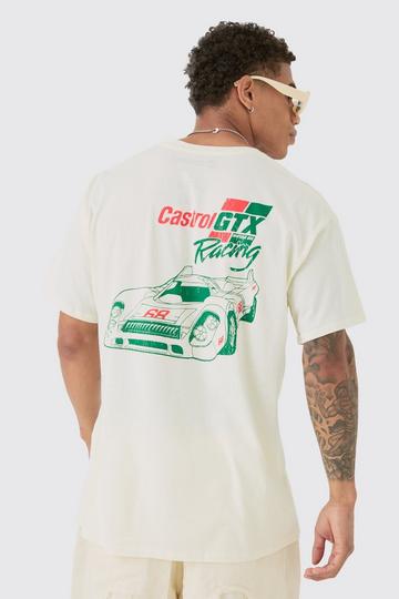 Loose Castrol GTX Racing License T-shirt stone