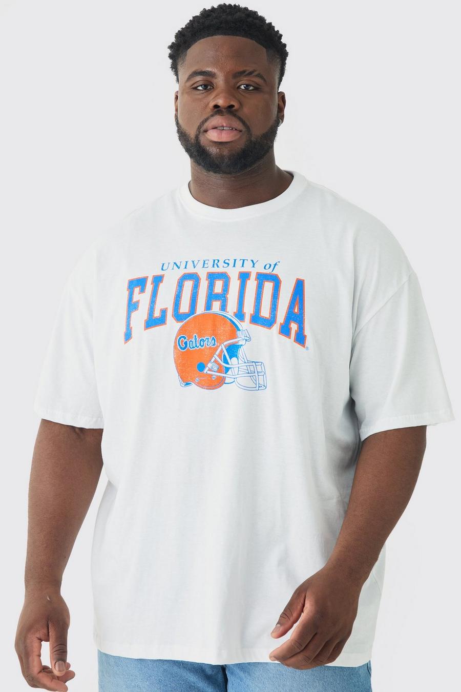 Plus Florida Varsity T-shirt In White image number 1