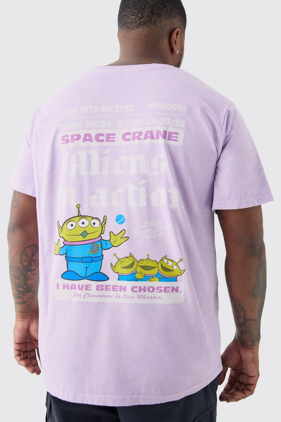 Plus Lila T-Shirt mit Toy Story Print, Lilac