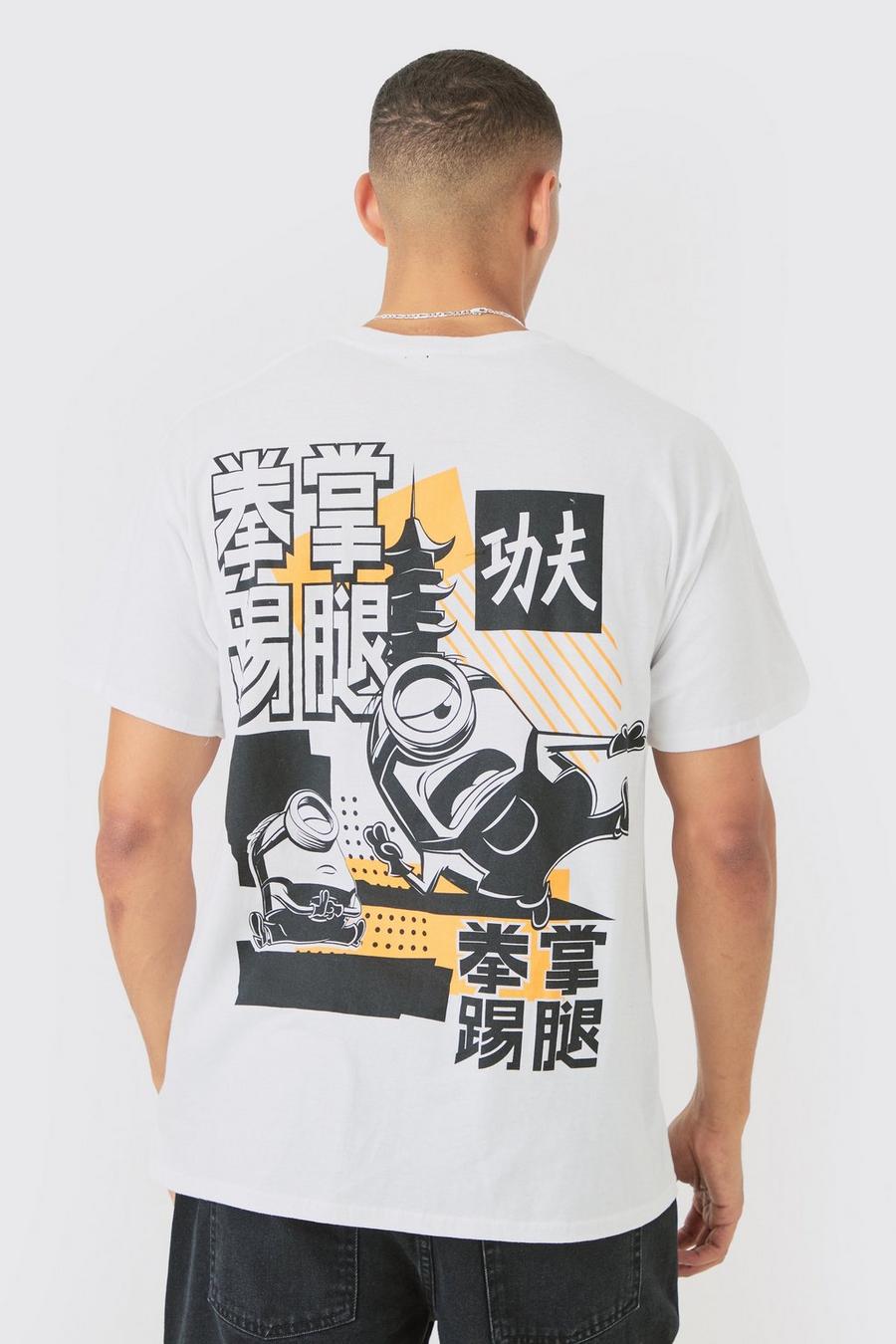 Oversize T-Shirt mit lizenziertem Avatar Last Airbender Print, White