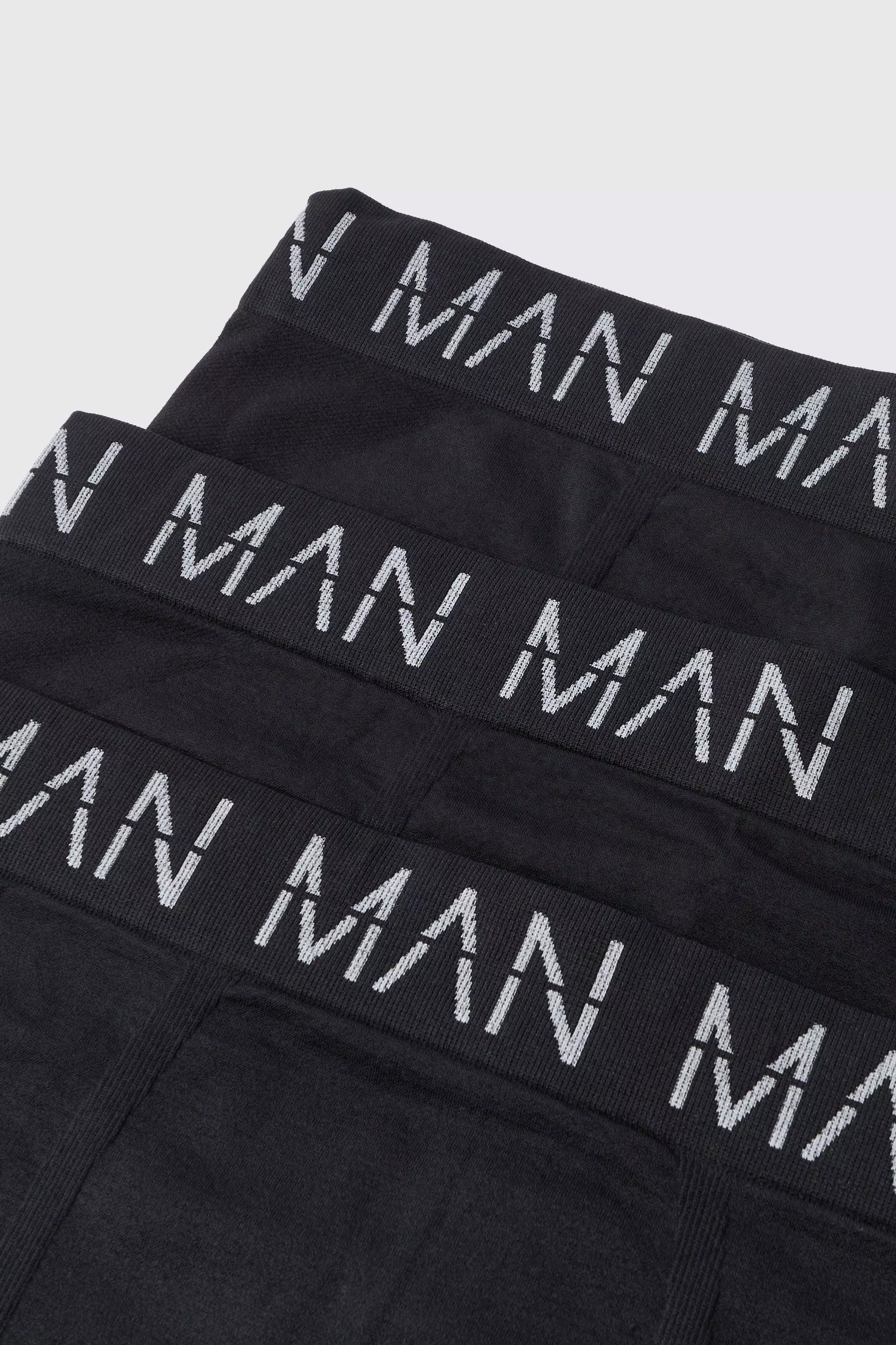 Black Man Active Seamless Boxer 3 Pack alternative image