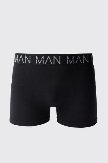 Black Man Active Seamless Boxer