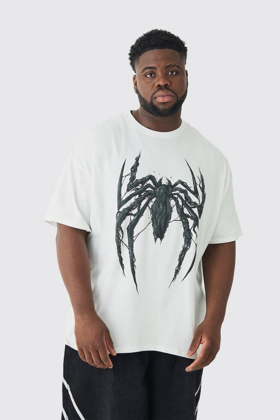 White Plus Venom License Print T-shirt image number 1