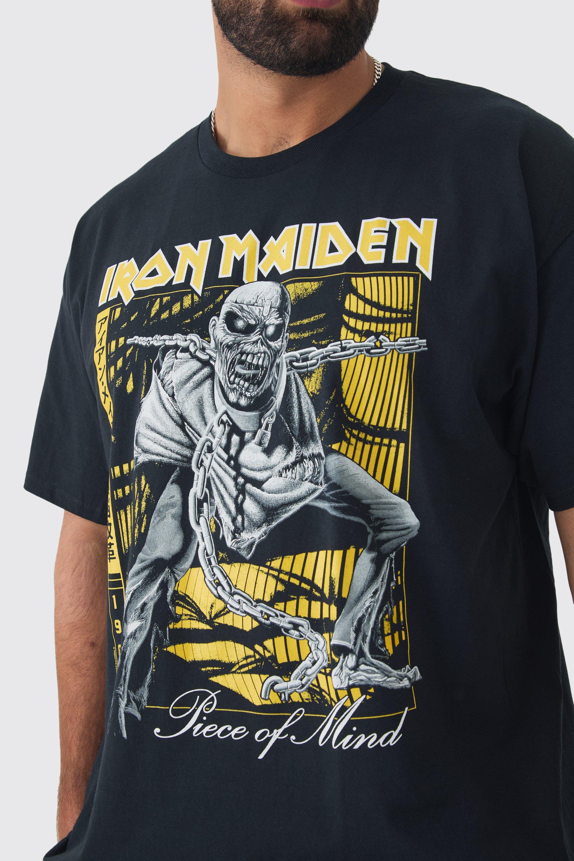 Plus Iron Maiden License Print T-shirt | boohoo