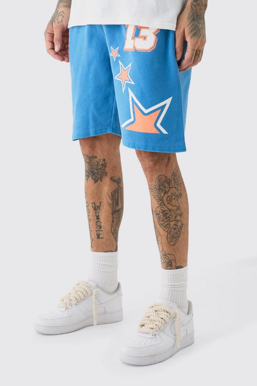 Tall Homme Turbo Shorts In Blue image number 1
