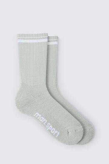 Grey Man Sport Crew Socks