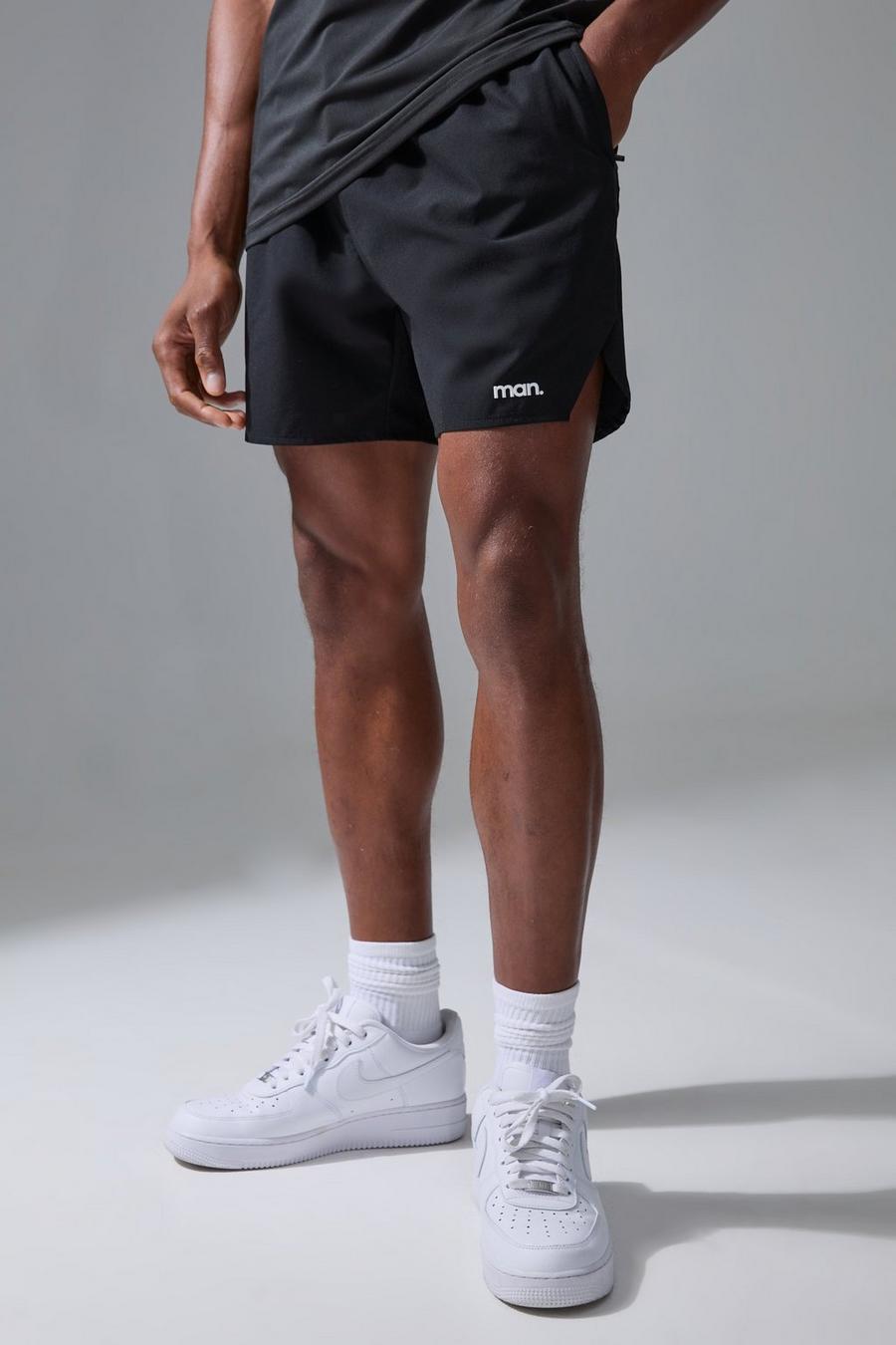 Black Man Sport Side Split 5inch Short
