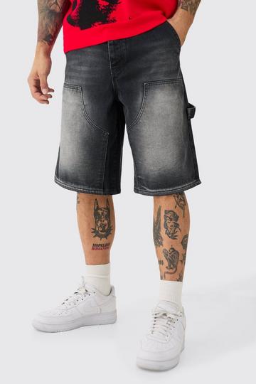 Carpenter Denim Jorts washed black