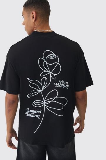 Oversized Official Bloemen T-Shirt black