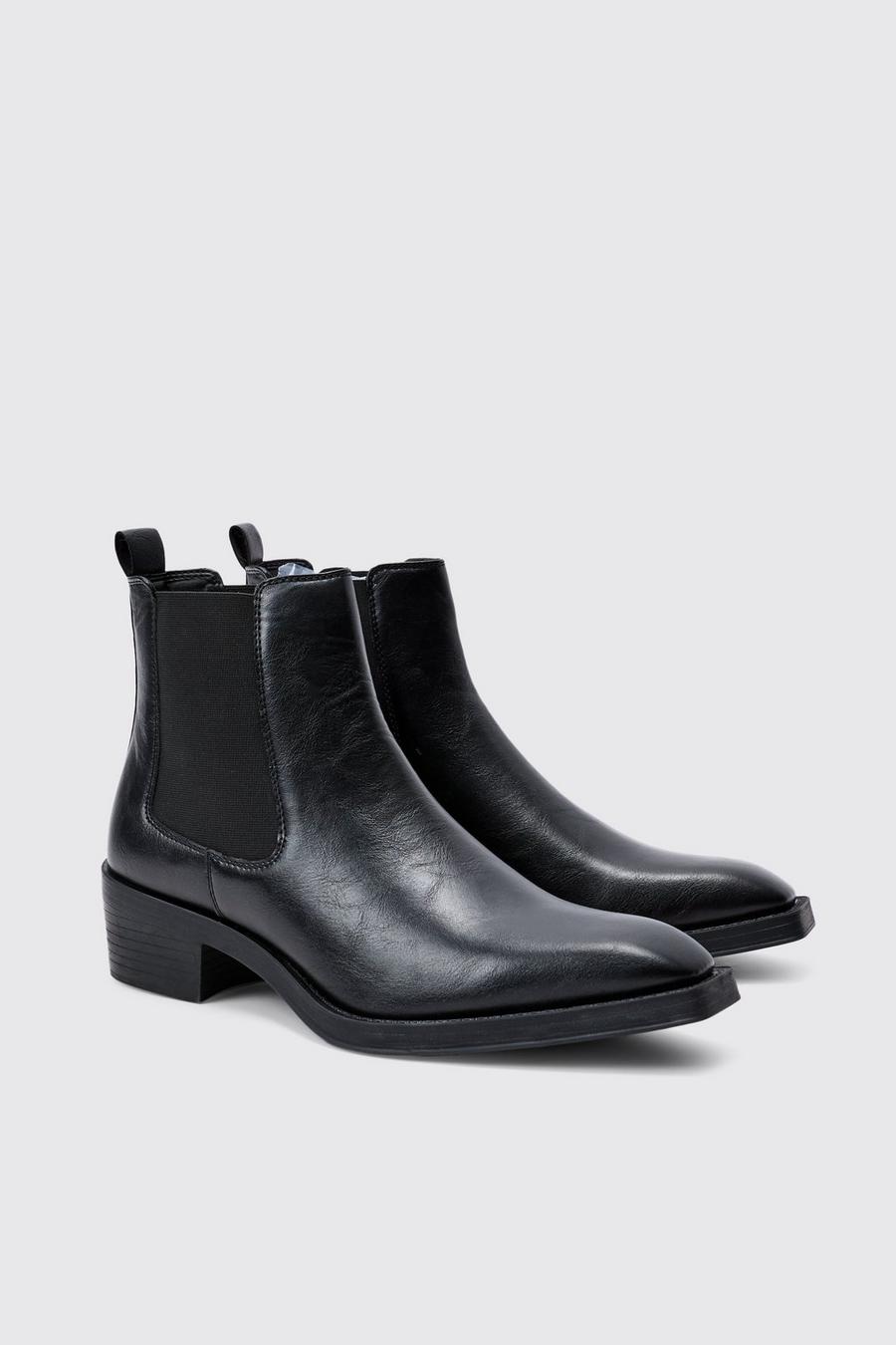 Western Style Chelsea Boots | boohoo USA Western Style Chelsea Boots | boohoo USA