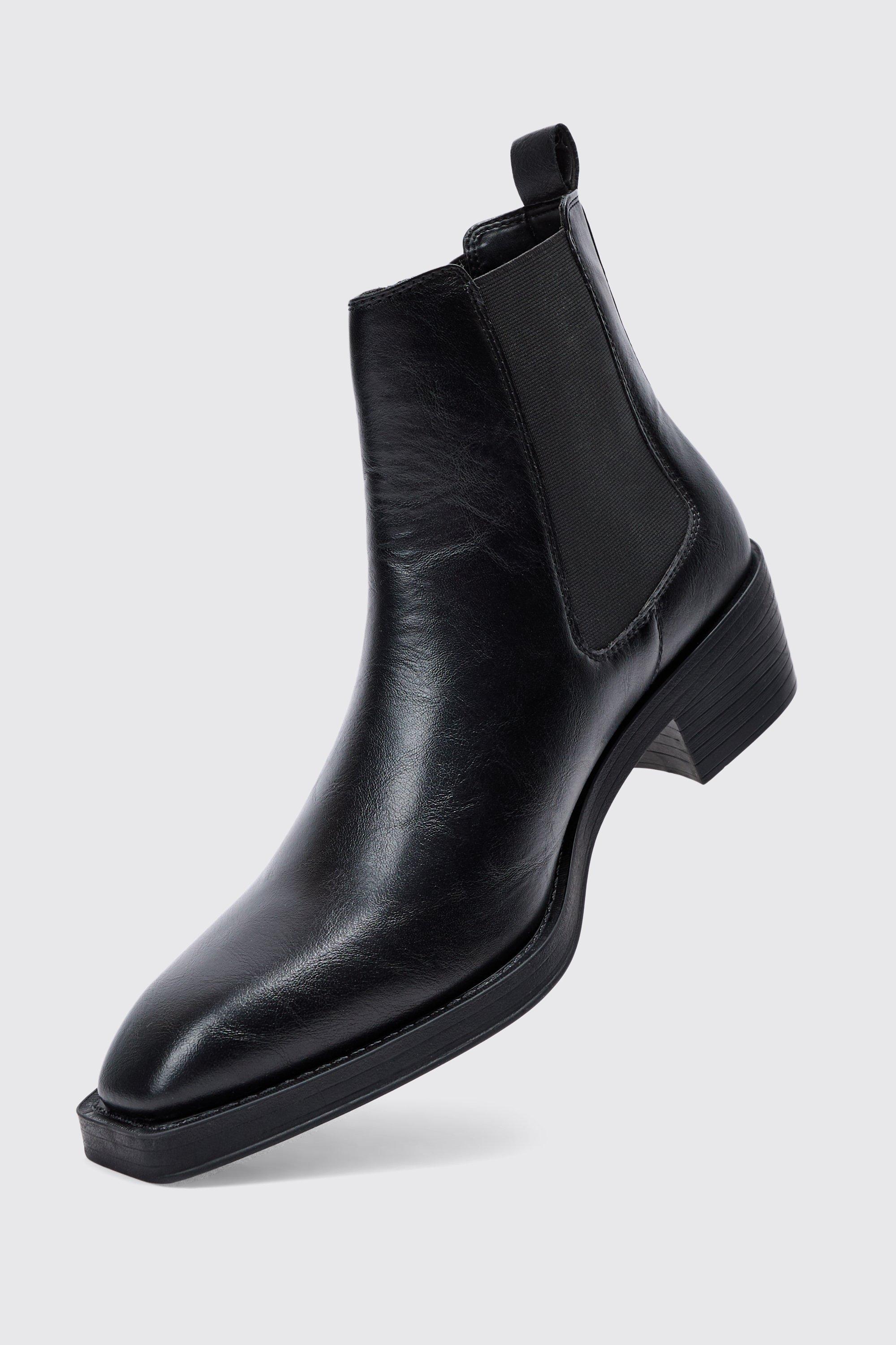 Western Style Chelsea Boots boohoo