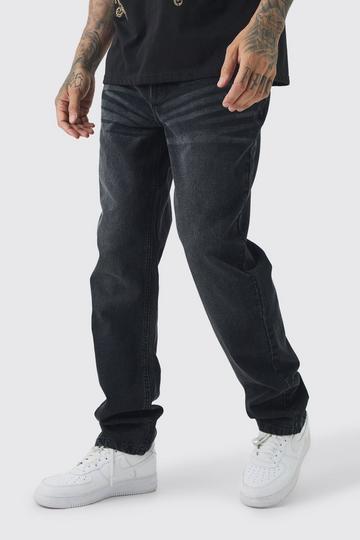 Tall Relaxed Rigid Jeans washed black
