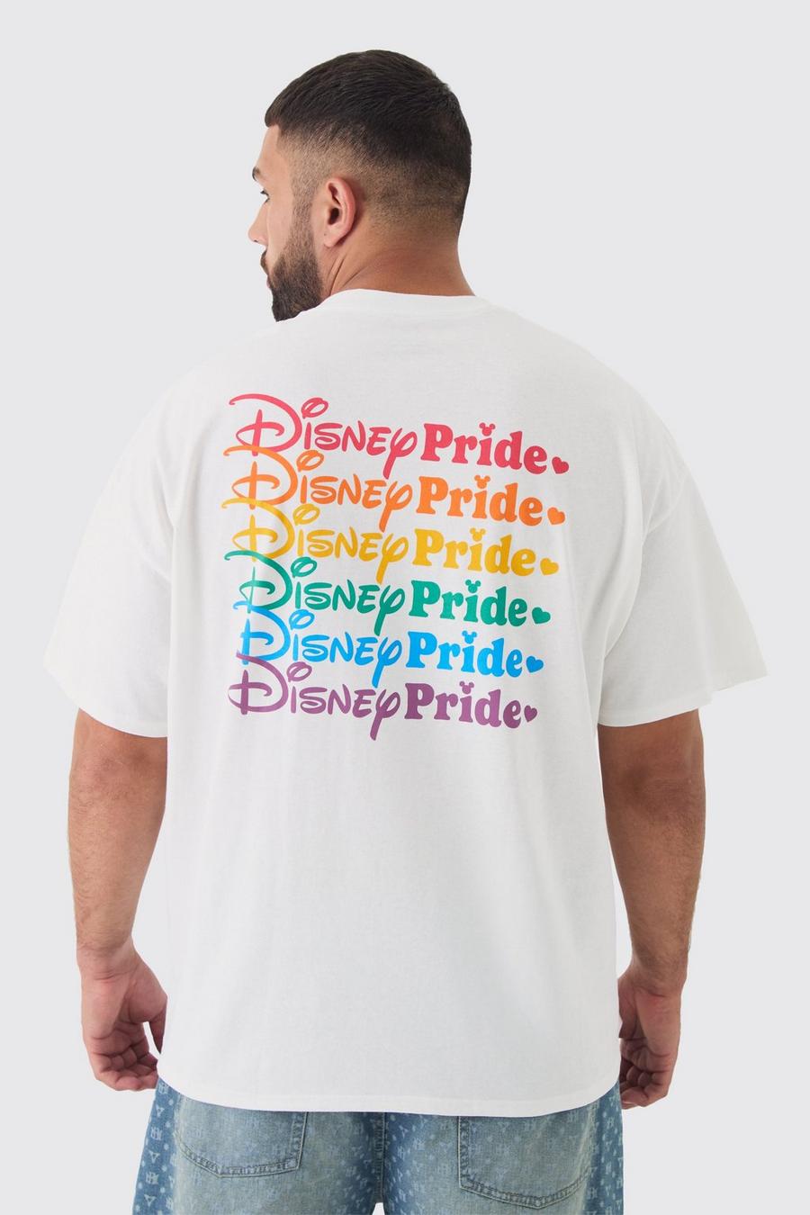 White Plus Disney Pride License Graphic T-shirt