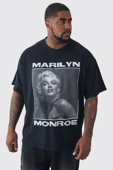 Plus Marilyn License Graphic T-shirt black